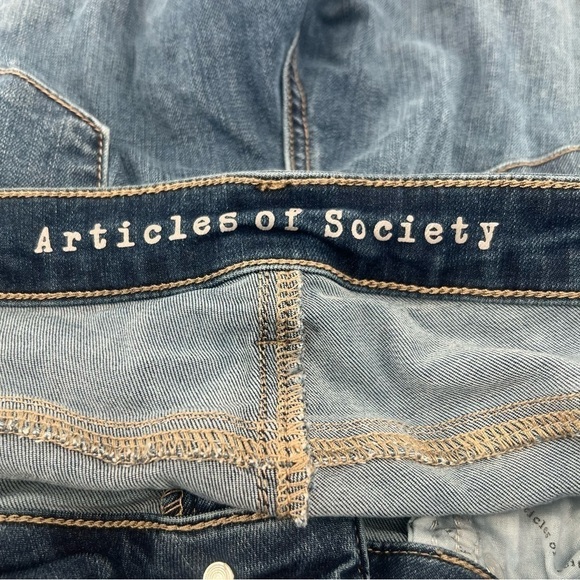 Articles Of Society Distressed Release Hem Ankle Jeans Size 29 Women's - Picture 2 of 6